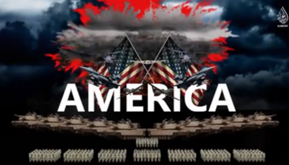 En el video se muestran las banderas de varios pa&iacute;ses que supuestamente integran la coalici&oacute;n contra el Estado Isl&aacute;mico. (Imagen: nnc.mx)