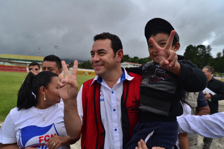Jimmy Morales logr&oacute; ganar las elecciones presidenciales despu&eacute;s que un a&ntilde;o antes no ten&iacute;a posibilidades de lograrlo. (Foto: Wilder L&oacute;pez/Soy502)&nbsp;