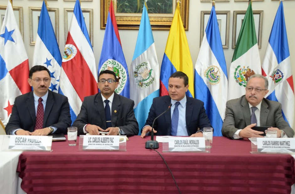 Representantes de Guatemala, Belice, El Salvador, Honduras, Costa Rica,&nbsp;Panam&aacute; y M&eacute;xico, as&iacute; como de la Organizaci&oacute;n Internacional para las Migraciones dieron un paso grande para la soluci&oacute;n de los migrantes cubanos. &nbsp;(Foto: &nbsp; Canciller&iacute;a Guatemala)&nbsp;