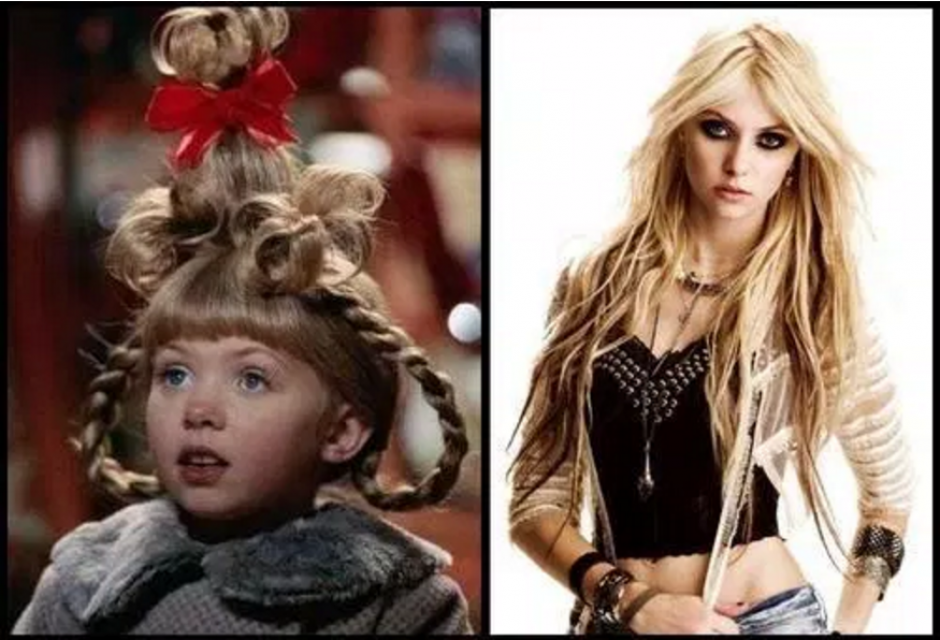 Taylor Momsen tenía 7 años cuando grabó El Grinch y ahora tiene al menos 21. (Foto: sopitas.com)