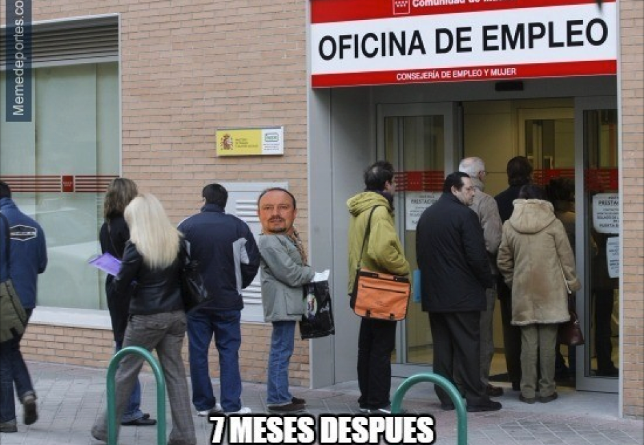Ben&iacute;tez fue destituido del Real Madrid y los "memes" se hicieron presentes para decirle adi&oacute;s. (Imagen: memedeportes.com)