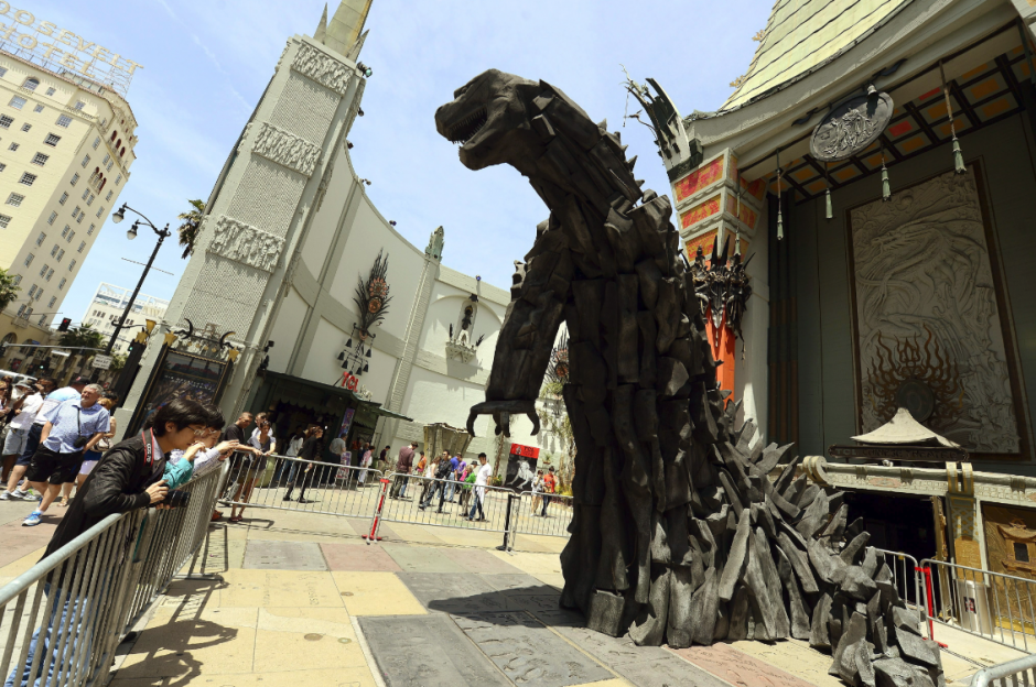 Una escultura de seis metros de Gozilla en Hollywood (EE.UU.). (Foto: EFE/Archivo)