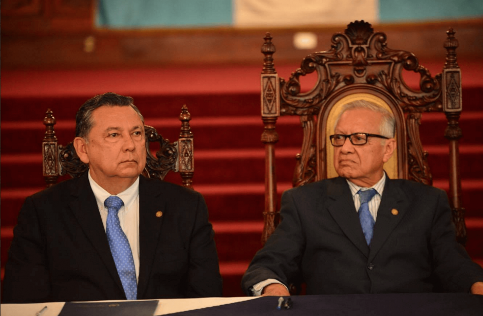 El vicepresidente expuso &ldquo;preocupaciones&ldquo; por el salario m&iacute;nimo diferenciado pero el presidente Maldonado sigui&oacute; firme en su decisi&oacute;n. (Foto: Jes&uacute;s Alfonso/Soy502)&nbsp;