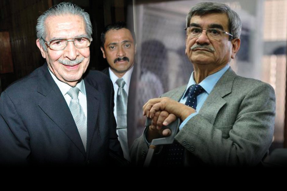 Jos&eacute; Efra&iacute;n R&iacute;os Montt y Jos&eacute; Mauricio Rodr&iacute;guez S&aacute;nchez enfrentar&aacute;n juicio por el genocidio Ixil. (Foto: Soy502)&nbsp;