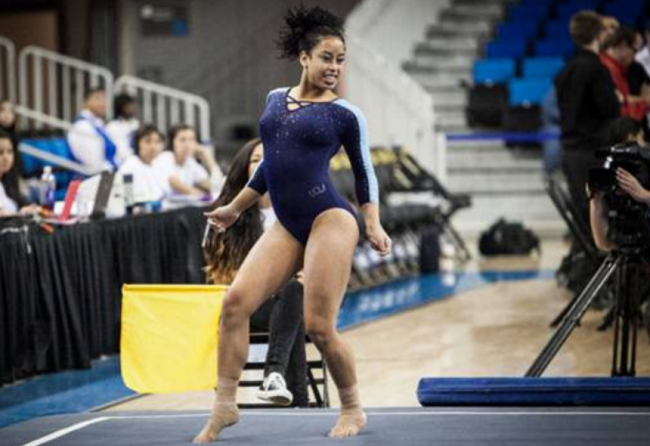 El video colgado en Facebook se volvi&oacute; viral por la espectacular presentaci&oacute;n de la joven gimnasta. (Imagen: Facebook)