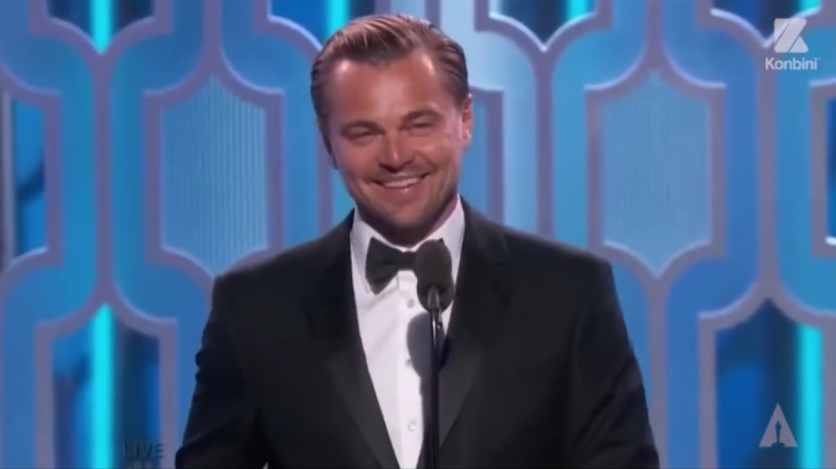 El momento en que el actor se entera que ha ganado un &Oacute;scar. (Foto: Video Facebook)