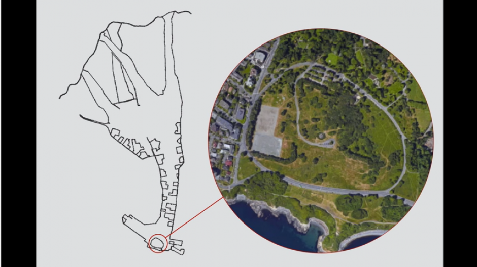 Un ciclista usa el trazo que deja su GPS para realizar dibujos. (Foto: Youtube.com) 