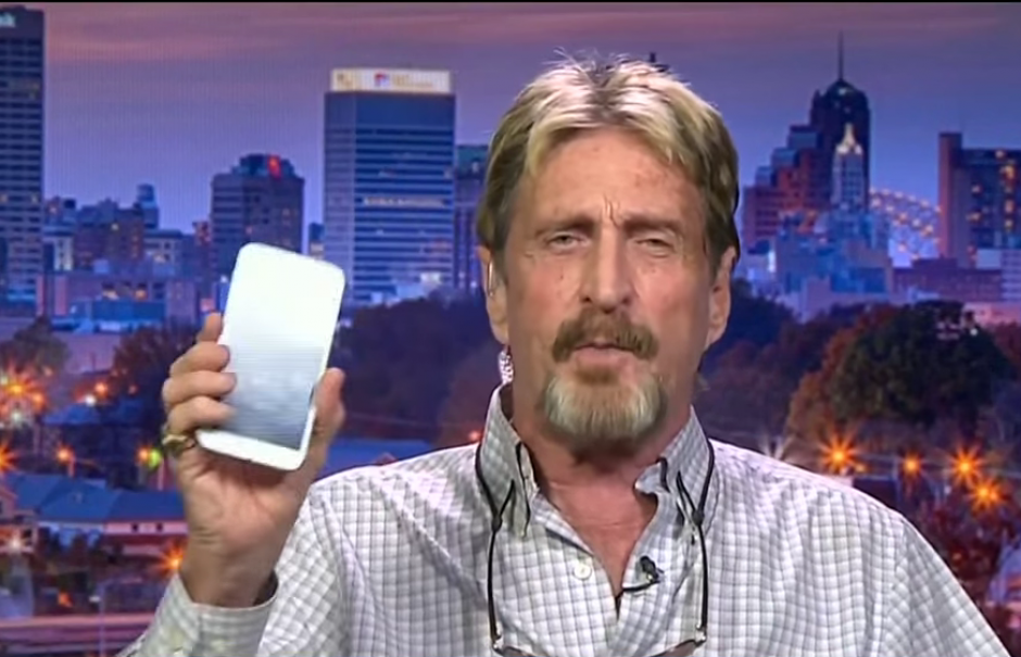 John McAfee, creador del antivirus McAfee. (Imagen: YouTube/John Mcafee)