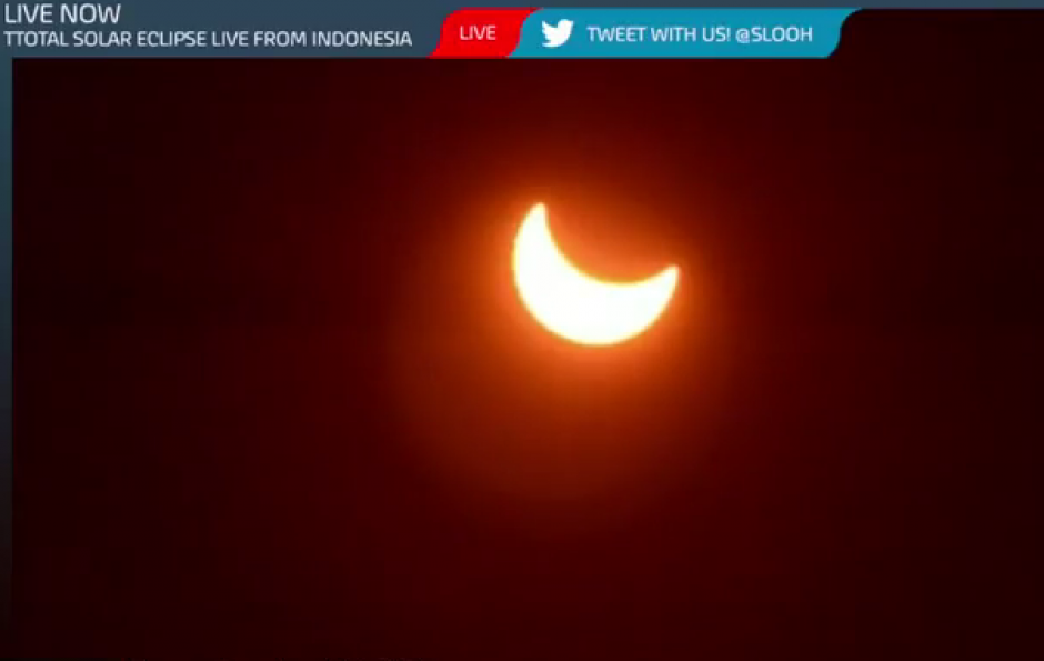 Transmisi&oacute;n en vivo de la Nasa. (Imagen: NASA)