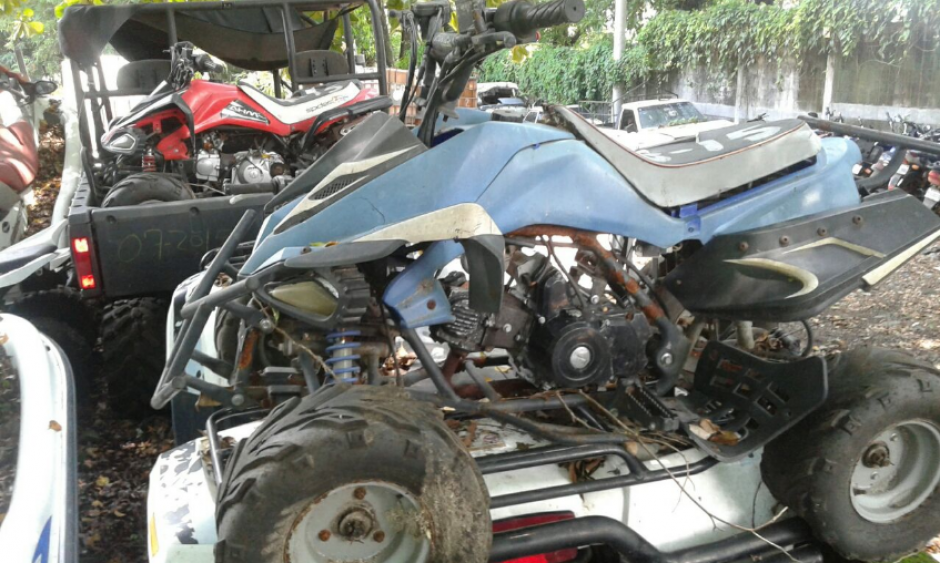 Cinco cuatrimotos también se unieron a los bienes inmovilizados de Lima. (Foto: MP)