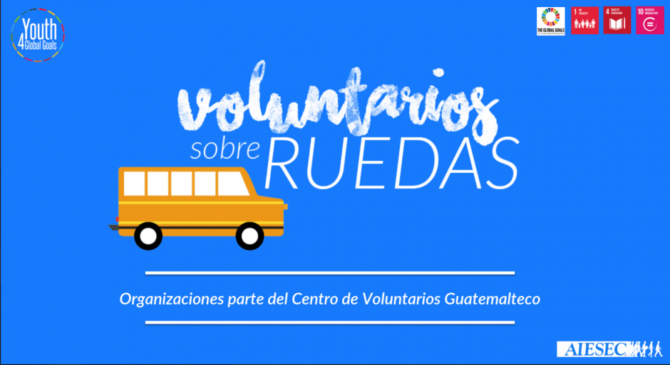 "Voluntariado sobre Ruedas" est&aacute; dise&ntilde;ado para j&oacute;venes que no tengan muchos recursos para viajar pero que tengan deseos de ayudar. (Foto: AIESEC)