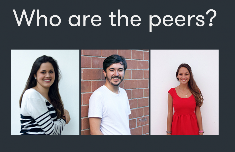 Isabel, Alejandro y Stefany son los creadores de la aplicaci&oacute;n Learnhub, la cual llevar&aacute;n a Chile para hacerla crecer en el StarUp Chile 2016. (Foto: Junto Studio)