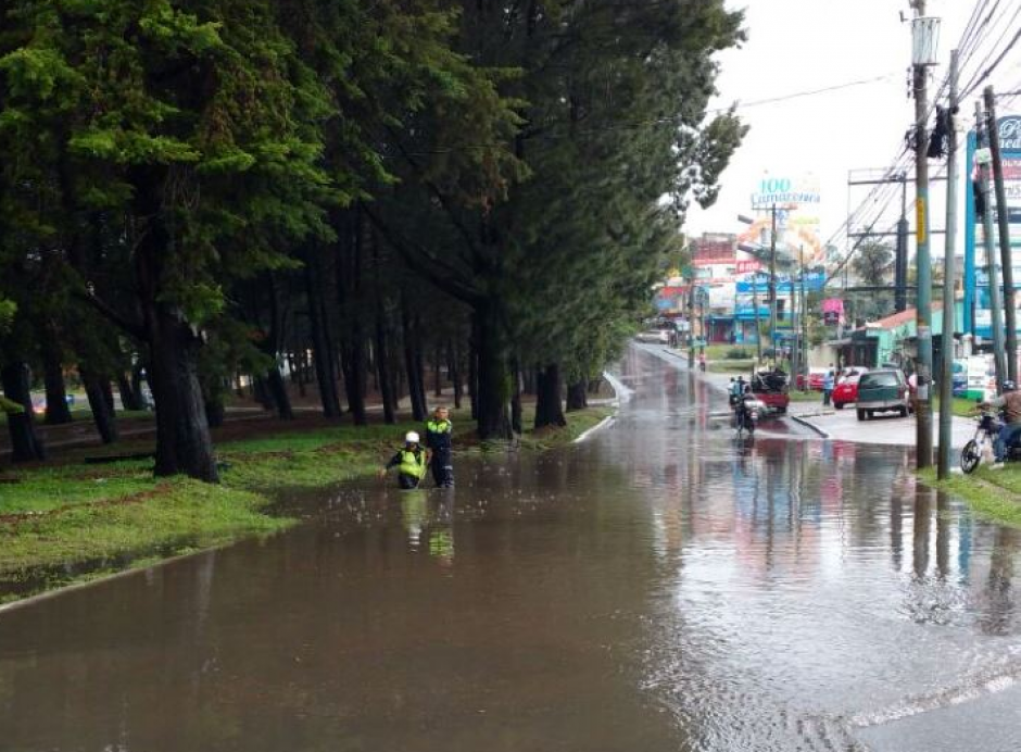 El en bulevar San Crist&oacute;bal as&iacute; quedaron las calles. (Foto: Pablo Morales/Emixtra)