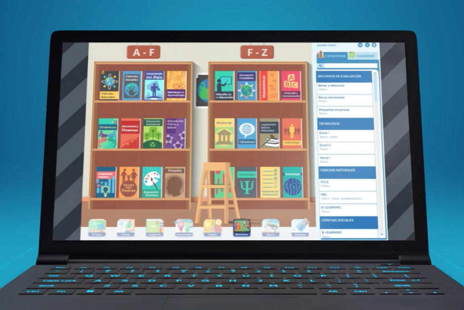 La biblioteca de autodidactas permitirá la formación a distancia de los docentes que busquen métodos novedosos para aplicar en clases. (Foto: Funsepa)