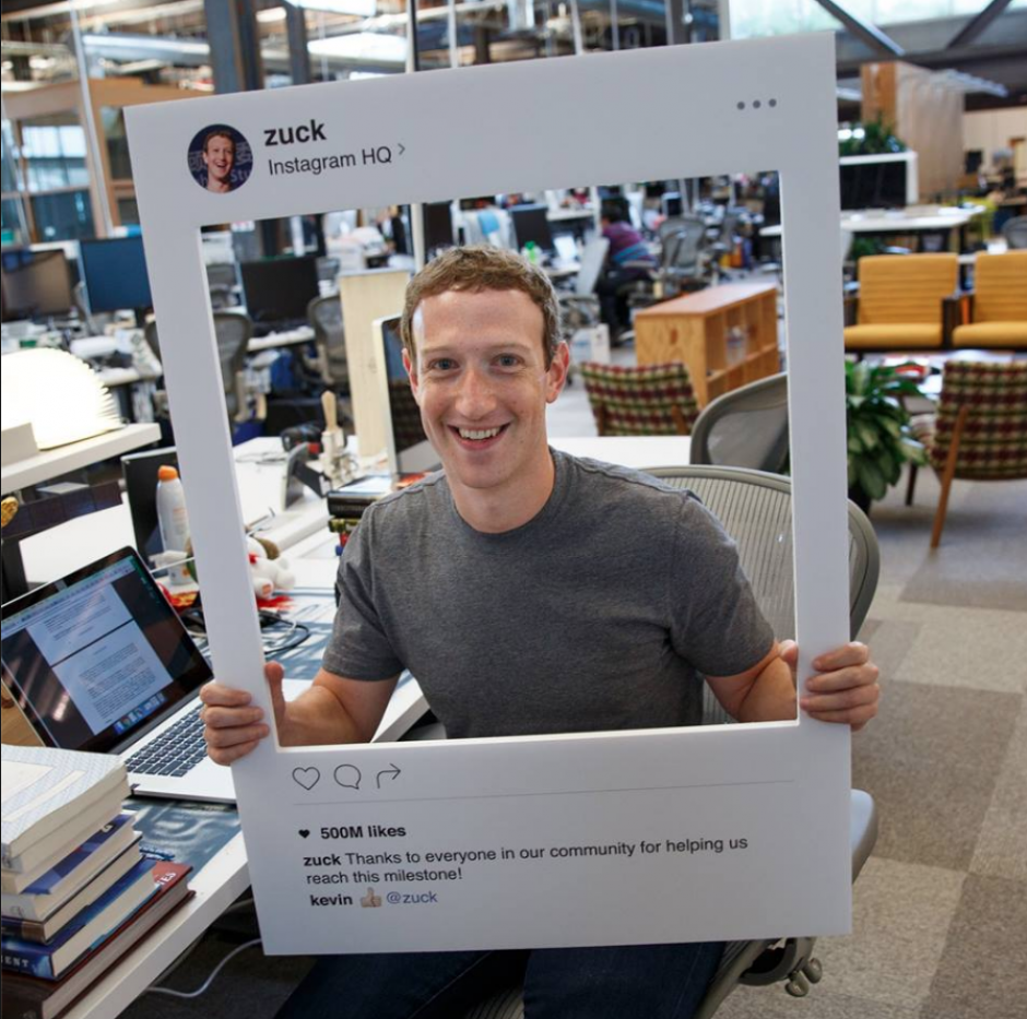 Mark Zuckerberg celebra los 500 millones de usuarios de Instagram. (Foto:&nbsp;Mark Zuckerberg/Facebook)