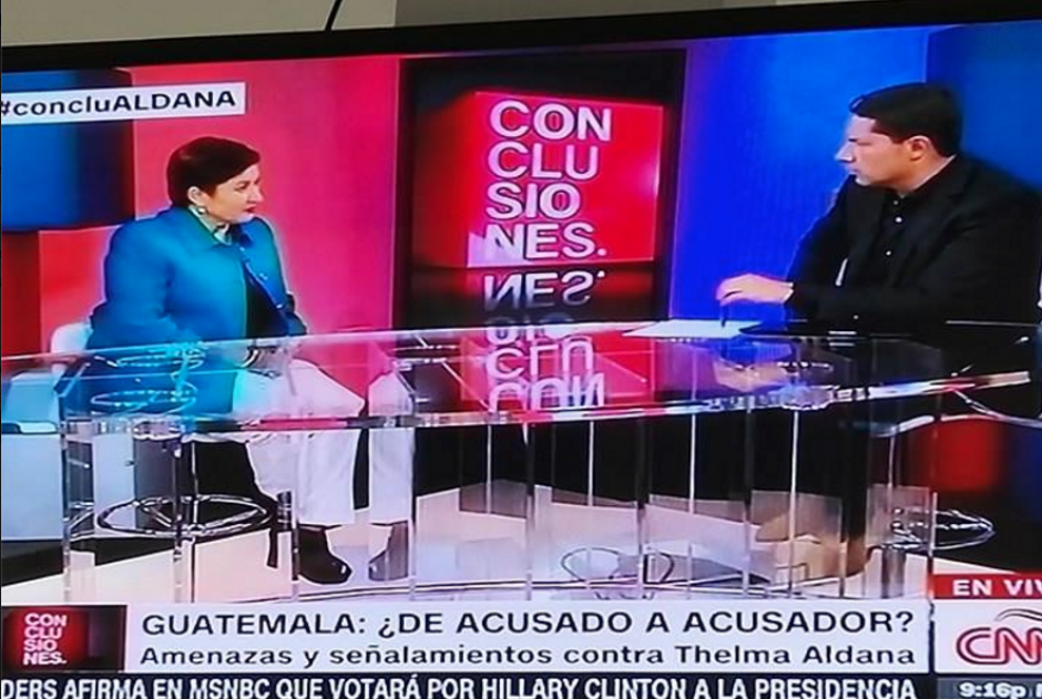 La fiscal general de Guatemala, Thelma Aldana ofreci&oacute; una entrevista en CNN. (Foto: Soy502)&nbsp;