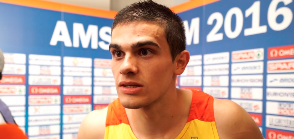 Esta fue la expresi&oacute;n de Bruno Hortelano cuando se enter&oacute; que hab&iacute;a ganado (Foto: Twitter)