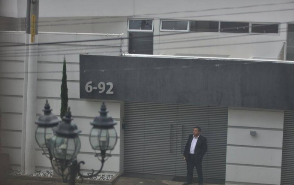 La casa en la que viv&iacute;a Baldetti, se ubica en el Residencial Los Eucaliptos, Santa Catarina Pinula.  (Foto: Archivo/Soy502)