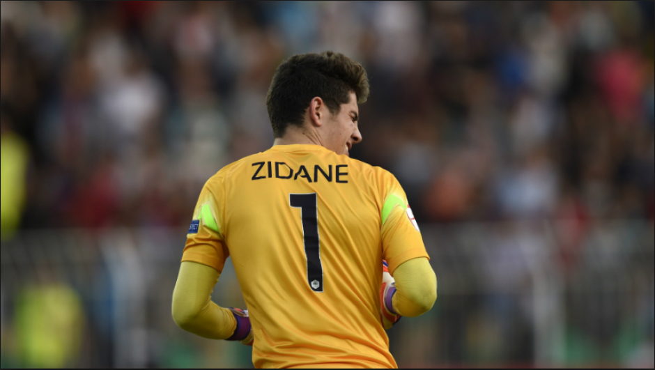 Luca Zidane, durante un partido con la selecci&oacute;n juvenil de Francia. (Goal.com)