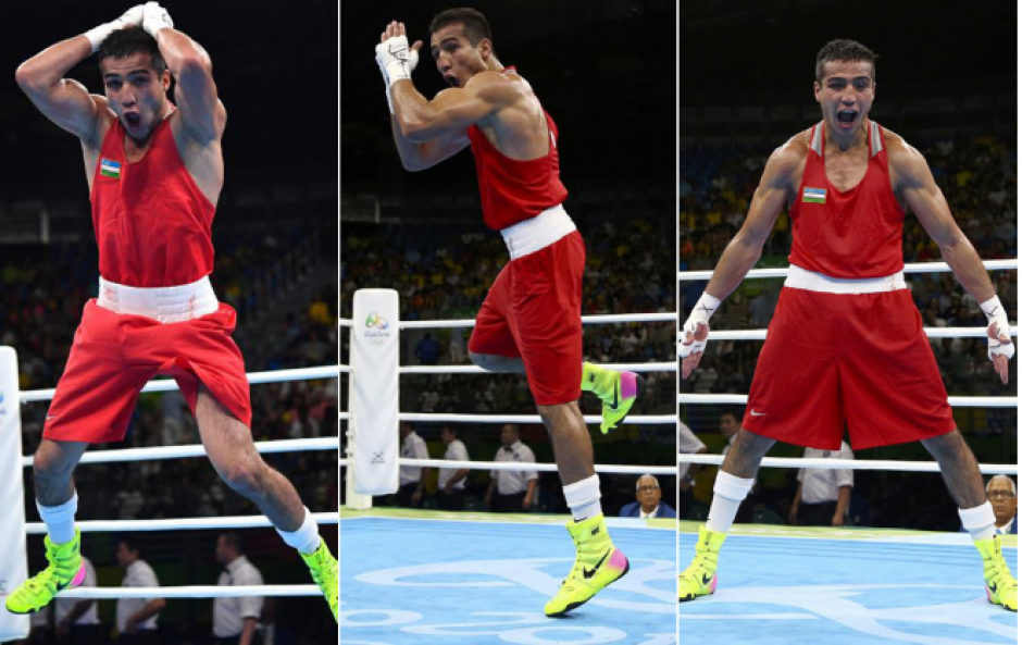 As&iacute; celebr&oacute; Shakhram Giyasov, como Cristiano Ronaldo. (Foto: MARCA)