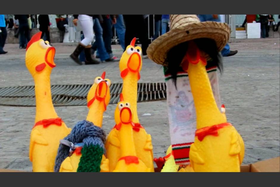 El sonido de estos pollos se hizo viral. (Foto: es.aliexpress.com)