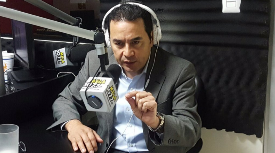 El presidente Jimmy Morales justific&oacute; sus reuniones. (Foto: Gobierno de Guatemala) 