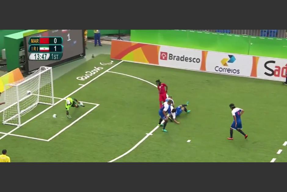 Behzad Zadaliasghari meti&oacute; un golazo en R&iacute;o. (Captura de Pantalla)