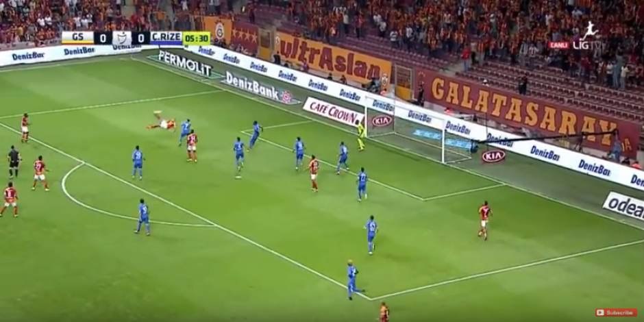 Imagen de la chilena de Eren Derdiyok. (Captura de Pantalla)