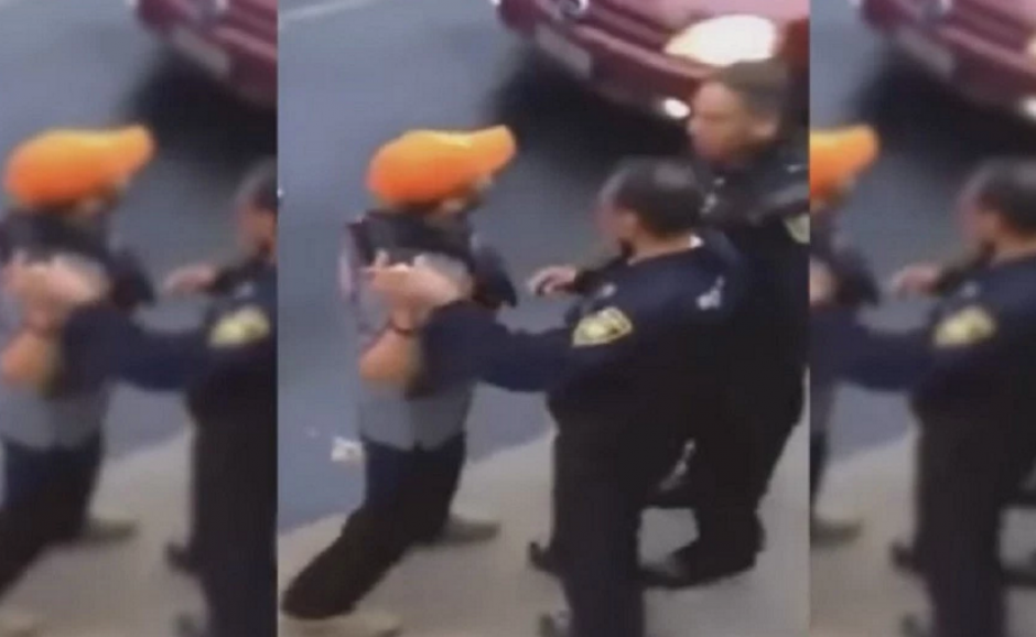 El hombre detenido al parecer posee alg&uacute;n rango militar. (Imagen: Sopitas.com)