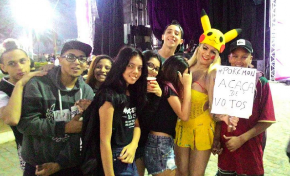 Karina Gazano quiere ser concejal de Santos, Brasil. (Foto: Instagram)