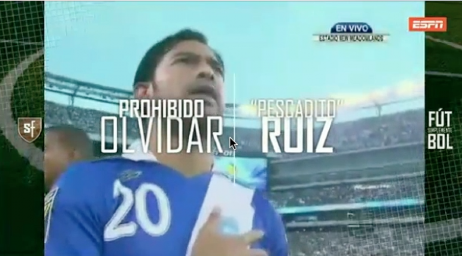Los goles de "el Pescadito" Ruiz en la sección Prohibido olvidar de Simplemente Futbol. (Foto: Captura de video)