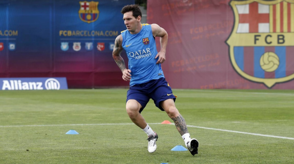 Se espera que Leo vuelva el 15 contra el Deportivo. (Foto: FCB.com)