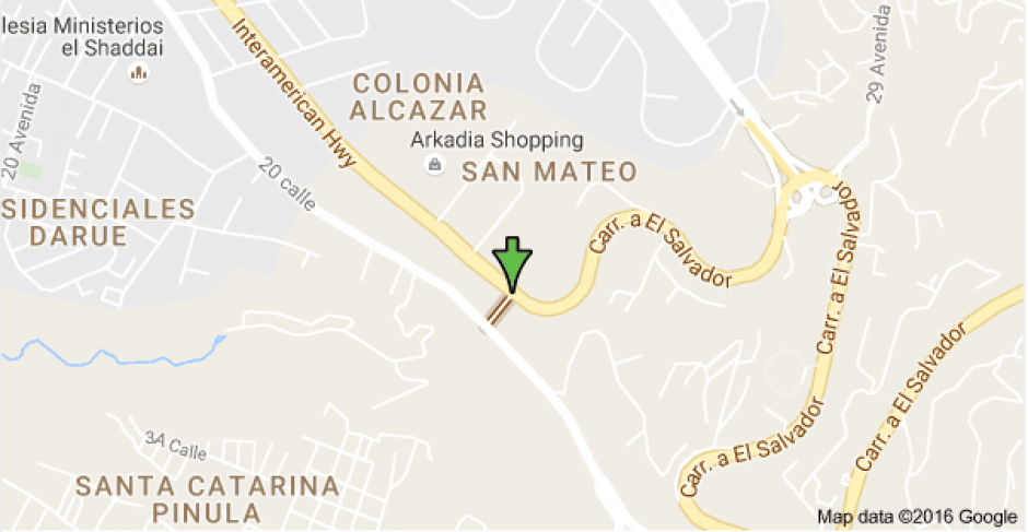 Esta es la 27 avenida que se pretende cerrar durante una semana para reducir el tr&aacute;nsito vehicular. (Foto: Google Maps)