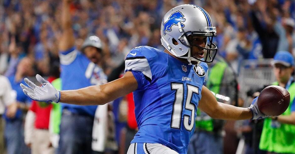 El receptor anot&oacute; un touchdown decisivo. (Foto: AFP)