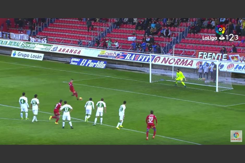 El Numancia perdi&oacute; los 3 puntos tras un desastroso penal. (Imagen: captura de pantalla)