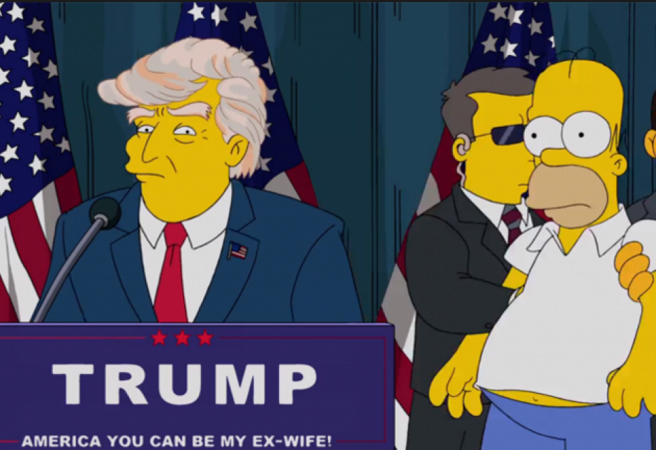 Donald Trump ha sido mencionado en varios cap&iacute;tulos de Los Simpson. (Imagen: infobae.com)