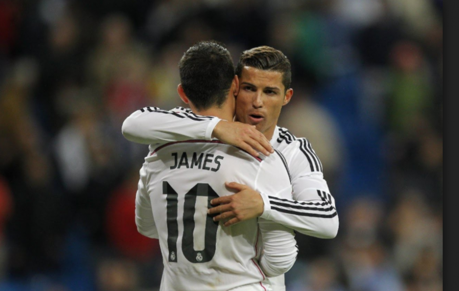 Cristiano y James mantienen una buena relaci&oacute;n. (Foto: As.com)