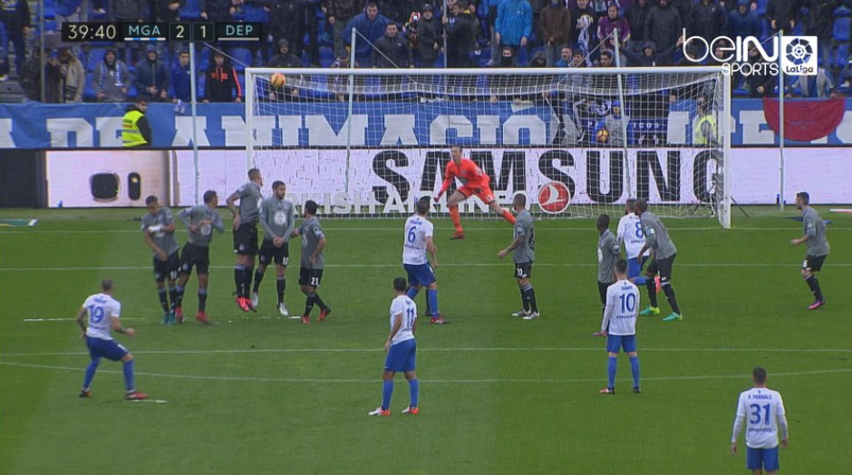 Esta es la definici&oacute;n de "al &aacute;ngulo". (Captura de Pantalla/BeIn Sports Espa&ntilde;a)