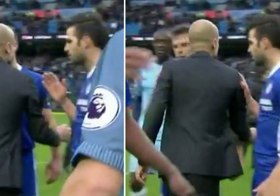 Pep y Cesc protagonizaron un bochornoso episodio en la Premier League. (Imagen: marca.com)