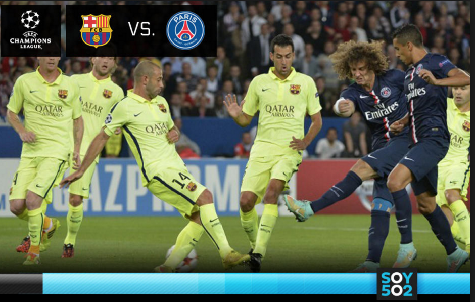 El partido PSG-Barcelona&nbsp;es uno de los m&aacute;s atractivos de los octavos de final de la Champions League. (Foto: Archivo/Soy502)&nbsp;