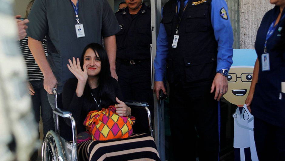 Ximena ya est&aacute; en Bolivia. (Foto: Twitter)