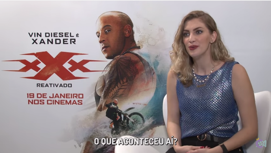 Vin Diesel incomod&oacute; a una periodista brasile&ntilde;a con sus comentarios. (Captura Youtube)