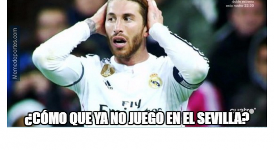 Los memes se fueron contra Sergio Ramos por el autogol. (Foto: memedeportes.com) 
