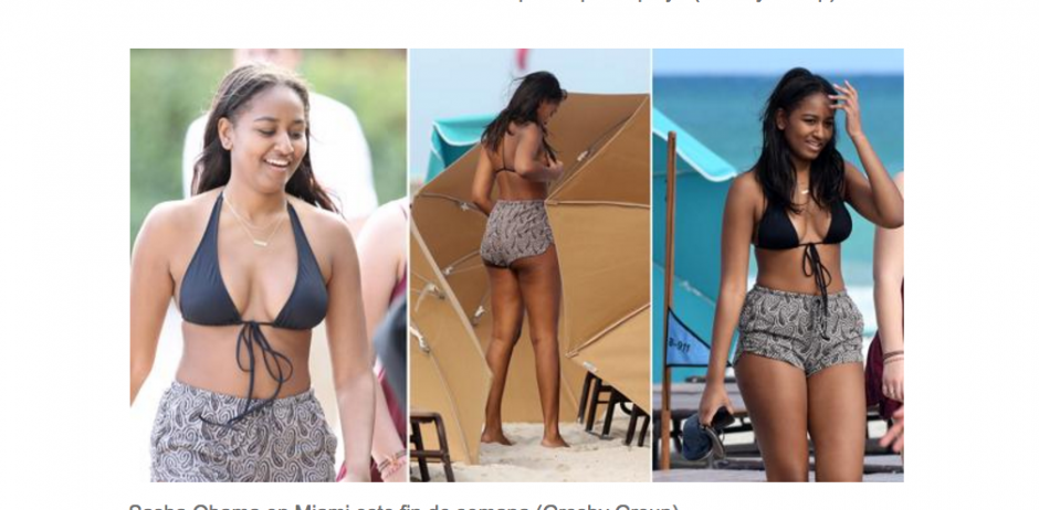 La hija menor de Barack Obama disfruta de las playas en Estados Unidos. (Foto: Grosby Group)