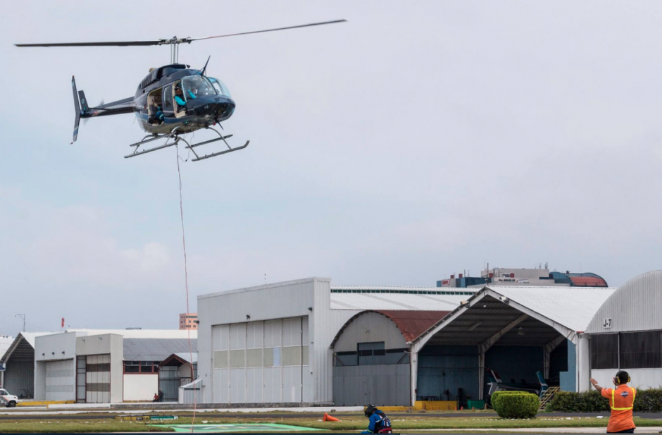 Las naves salieron en conjunto por primera vez en varios años. (Foto: Facebook/Helicópteros de Guatemala) 