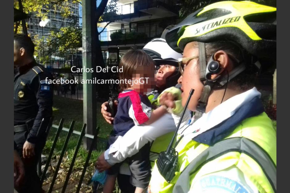 La PMT rescat&oacute; a un ni&ntilde;o que estaba siendo violentado. (Foto: Amilcar Montejo/PMT)