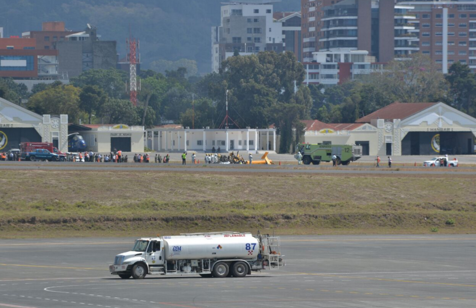 El aeropuerto La Aurora est&aacute; cerrado por el momento. (Foto: Wilder L&oacute;pez/Soy502)