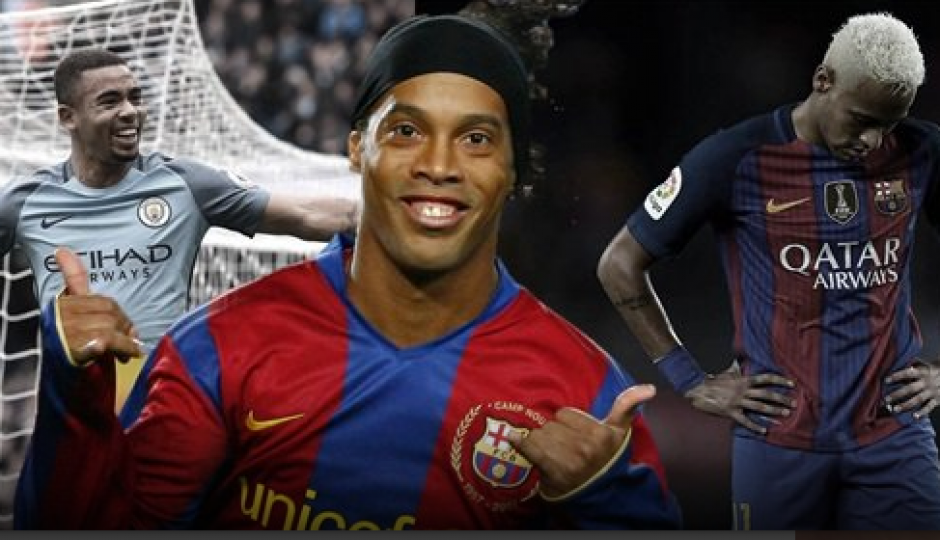 Ronaldinho asegura que Gabriel Jesus llegar&aacute; en el futuro a ser el mejor del mundo, por encima de Messi y Neymar. (Foto: El Tiempo)