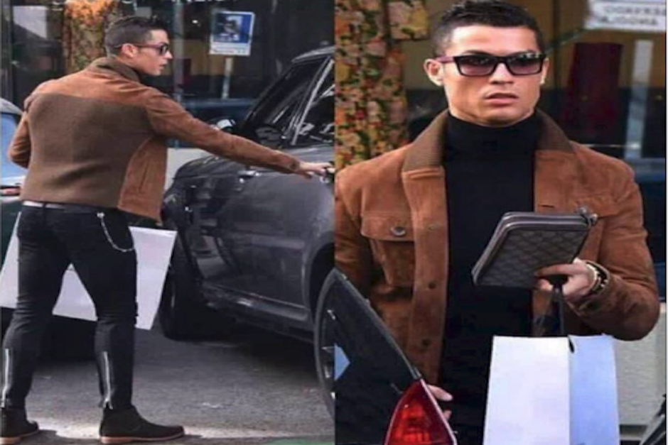 Cristiano Ronaldo sale de compras y su vestimenta se hace viral