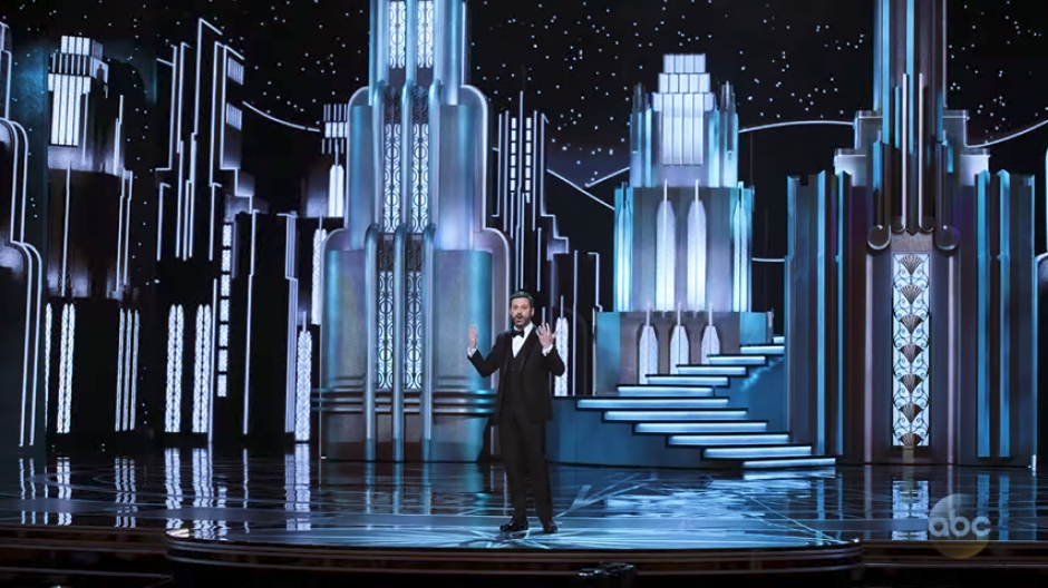 As&iacute; luci&oacute; la escenograf&iacute;a durante la ceremonia de los Premios &Oacute;scar. (Captura Video)